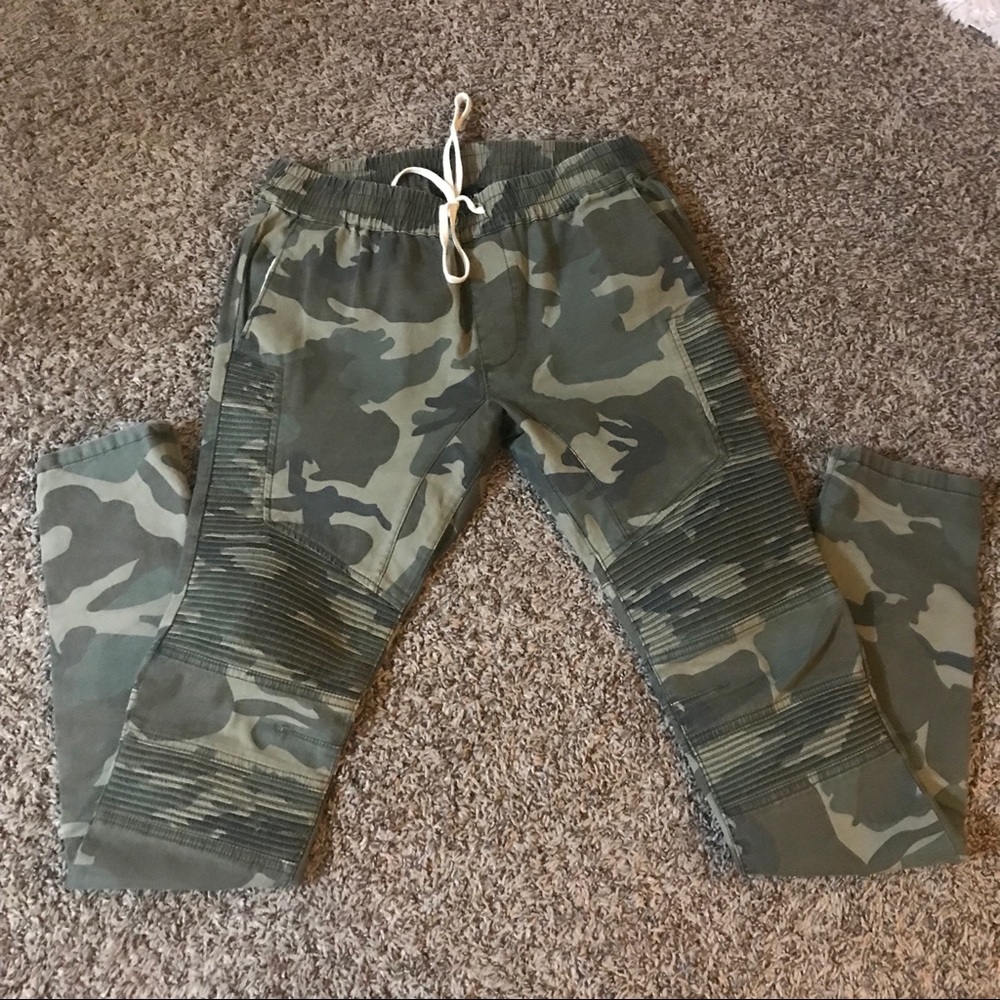 Biker military joggers